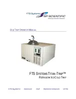 SP Scientific FTS SYSTEMS TITAN-TRAP Operator'S Manual preview