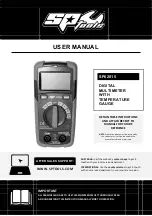 SP tools SP62015 User Manual preview