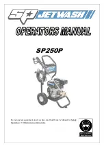 SP Jetwash SP250P Operator'S Manual preview
