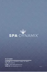 Preview for 43 page of Spa Dynamix Vitala Manual