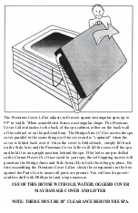 Preview for 2 page of SPAccessories Classic Lifter Installation & Use Manual