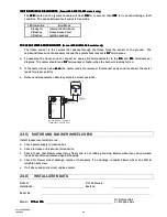 Preview for 44 page of Space-Ray CTA 100-30 Installation And Operation Instructions Manual