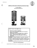 Space-Ray RFPA10B Installation And Operating Instructions Manual preview