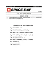 Space-Ray SCB30B-E1000 Quick Manual preview