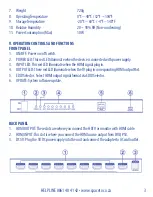 Preview for 3 page of Space Television HDM8SP User Manual