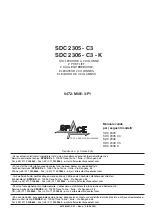 Предварительный просмотр 1 страницы Space SDC 2305 Manual