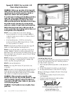 Preview for 3 page of SpaceLift 5200-S Series Operating Instructions