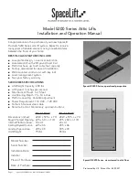 Preview for 1 page of SpaceLift 5200 Series Installation And Operation Manual