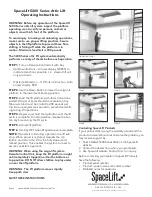 Preview for 8 page of SpaceLift 5200 Series Installation And Operation Manual