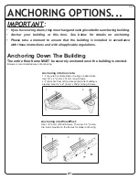 Preview for 41 page of SPACEMAKER PS63EU Owner'S Manual & Assembly Manual