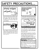 Preview for 3 page of SPACEMAKER VERSA-SHED EVRS63 Owner'S Manual & Assembly Manual