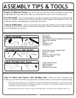 Preview for 4 page of SPACEMAKER VERSA-SHED EVRS63 Owner'S Manual & Assembly Manual