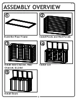 Preview for 10 page of SPACEMAKER VERSA-SHED EVRS63 Owner'S Manual & Assembly Manual