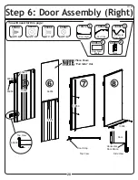 Preview for 21 page of SPACEMAKER VERSA-SHED EVRS63 Owner'S Manual & Assembly Manual