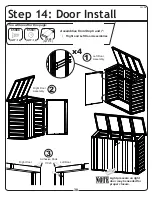 Preview for 31 page of SPACEMAKER VERSA-SHED EVRS63 Owner'S Manual & Assembly Manual