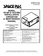 Предварительный просмотр 1 страницы SpacePak WCSP-2430D Installation, Operation & Maintenance Manual