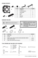 Preview for 3 page of Spacesaver 90300 Use And Care Manual