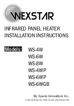 Spacio Innovations WEXSTAR WS-4W Installation Instructions Manual preview