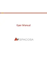 Spacosa Gper User Manual предпросмотр