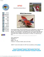 Предварительный просмотр 1 страницы SPAD Dominator Building Instructions