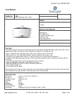 Preview for 1 page of SpaEquip EACSH-220V User Manual