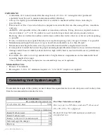 Preview for 8 page of Spagna Vetro 3503e2 Installation Manual And User'S Manual