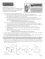 Предварительный просмотр 12 страницы Spagna Vetro PS13 Installation Manual And User'S Manual