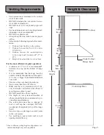 Предварительный просмотр 7 страницы Spagna Vetro UC200 Series Installation Manual And User'S Manual