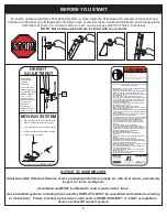 Preview for 2 page of SPALDING 1-800 Owner'S Manual