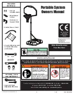 Preview for 1 page of SPALDING 378-UK-003 Owner'S Manual