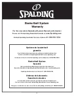 Preview for 2 page of SPALDING 378-UK-003 Owner'S Manual