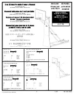 Preview for 1 page of SPALDING 411790 Owner'S Manual