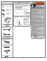 Preview for 29 page of SPALDING 5B1044 Owner'S Manual