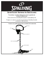 Preview for 31 page of SPALDING 5B1044 Owner'S Manual