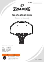 SPALDING 801044 Owner'S Manual preview