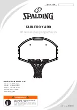 Preview for 11 page of SPALDING 801044 Owner'S Manual