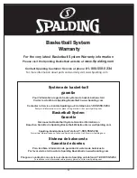 Preview for 3 page of SPALDING 80602R Owner'S Manual