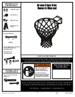 SPALDING Arena Slam Rim Owner'S Manual preview