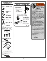 Preview for 3 page of SPALDING E6A994 Owner'S Manual