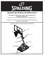 Preview for 42 page of SPALDING E6A994 Owner'S Manual