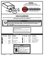 Предварительный просмотр 2 страницы SPALDING M300011 Owner'S Manual