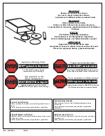 Preview for 4 page of SPALDING M300014 Owner'S Manual