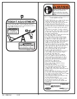 Предварительный просмотр 2 страницы SPALDING M5800142 Owner'S Manual