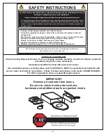 Preview for 4 page of SPALDING m580058 Owner'S Manual