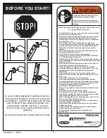 Предварительный просмотр 2 страницы SPALDING M60 1111 Owner'S Manual