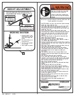 Предварительный просмотр 2 страницы SPALDING M611411 Owner'S Manual