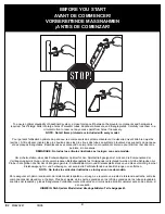 Preview for 4 page of SPALDING M6620241 Owner'S Manual