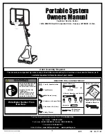 Предварительный просмотр 1 страницы SPALDING M6711041 Owner'S Manual