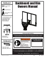 Preview for 1 page of SPALDING M79241 Owner'S Manual