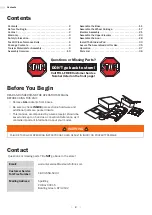 Preview for 2 page of SPALDING M7B60E00 Owner'S Manual